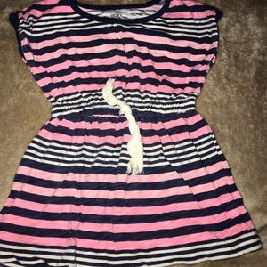 little girls striped dress
